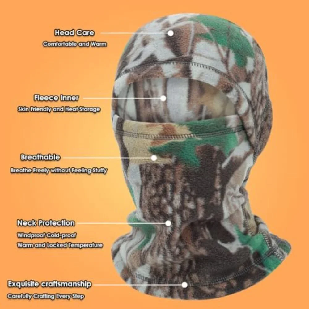 Thermal Fleece Balaclava Ski Mask Winter Warm Face Cover Unisex Fit_5